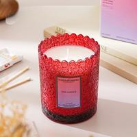 Bougie LED haut de gamme en cire de soja avec capteur de lumière, diffuseur d'huiles essentielles pour hôtel et maison, cadeau de Saint-Valentin, Noël romantique éclairé par LED
