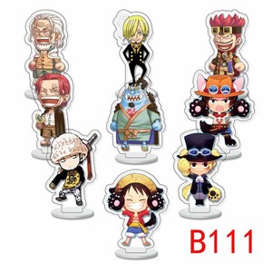 7 conceptions chaud nouveau en gros 9 pièce/ensemble 6cm Luffy acrylique personnalisé sable dessin animé <span class=keywords><strong>Zoro</strong></span> Nami Chopper épais acrylique support pour enfants cadeau - Product Image 2