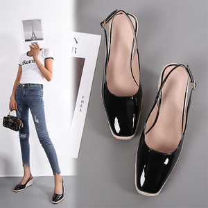 <span class=keywords><strong>Espadrilles</strong></span> décontractées pour femmes, chaussures à plateforme, escarpins à talons hauts, Singback bureau dames robe mode fête femmes sandales à talons compensés - Product Image 6