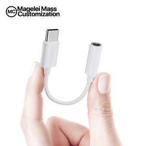 Magelei-Adaptador <span class=keywords><strong>USB</strong></span> tipo C a conector de auriculares, Cable de Audio, accesorios para teléfono móvil, 3,5mm, 3,5 MM, precio barato - Product Image 2