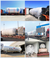 Réservoir de stockage de Co2 liquide haute pression 5m3 2,16 mpa réservoir de Co2 liquide pour l'expédition