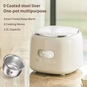 Cuisinière à riz électrique numérique multifonction de haute qualité 2,5 L avec cuve intérieure en acier inoxydable pour cuisson à faible teneur en sucre - Product Image 3