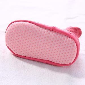 Chaussons antidérapants avec semelles en caoutchouc pour bébé, chaussons antidérapants, chaussons de sol pour nouveau-né fille garçon - Product Image 4