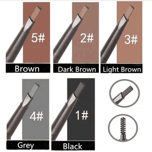 Crayon à sourcils Waterproof, brun foncé, 1 pièce, accessoires de maquillage, beauté, crayon pour les yeux, nouveauté 2016 - Product Image 6