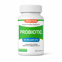Probiotiques OEM pour femmes, marque privée, beauté, santé intestinale, soutien digestif et métabolique, détox, perte de poids personnalisable, 0,5 g, 90 unités