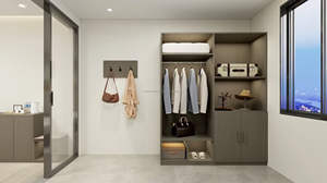 Ensemble de meubles de chambre d'hôtel 3 étoiles à prix compétitif : cadre de lit en bois, tables de chevet, meubles TV et armoire pour chambre complète - Product Image 2