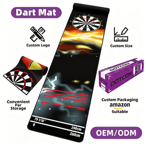 Tapis de fléchettes personnalisés en gros avec service OEM/ODM et options d'emballage sur mesure, tapis de fléchettes imprimés en vrac pour les revendeurs de marques - Product Image 1