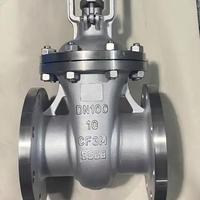 Vanne à opercule à bride DN100 en acier inoxydable 316L PN16 de qualité industrielle pour la tuyauterie chimique