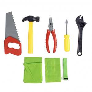 아이 빌더 경력 원피스 옷 소년 건설 노동자 의상 도구 벨트 조끼 모자 HCBC-002 - Product Image 3