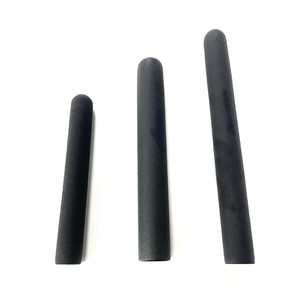 Manchon de protection en PVC enduit de plastique, manchon de protection pour vis filetées, capuchon en caoutchouc souple rond noir, extrémité isolante - Product Image 1