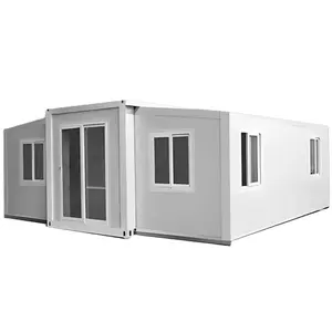 Luxury Prefab Modular Homes Prefabricated 20ft 40ft Foldable Expandable Container House