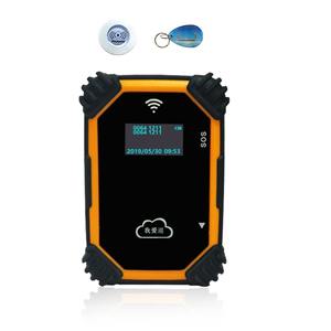 อุปกรณ์ระบบลาดตระเวนพร้อม Wifi Cloud Sync ตัวเรือน ABS กันน้ำ ปุ่ม SOS ดีไซน์สีส้มดำ - Product Image 1