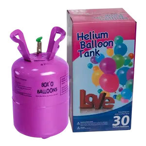 Tangki gas helium sekali pakai 30 balon untuk pesta CE DOT 13.6L silinder gas helium