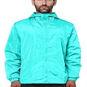 Chaquetas Cortavientos Ligeras con Capucha y Cremallera para Hombre, Venta al Por Mayor Directa de Fábrica, OEM, para Senderismo, Ciclismo, Ropa Deportiva, Otoño e Invierno - Product Image 1
