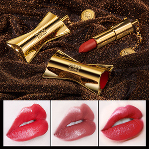 Privé Étiquette Mat Rouge À Lèvres de Luxe D'or Papillon Forme Velours Crème pour les Lèvres En Gros - Product Image 4