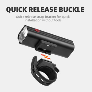 Yueli <b>Bicycle</b> <b>Light</b> Aluminum Alloy LED Headlight USB Rechargeable With Battery Indicator 400LM - Product Image 5