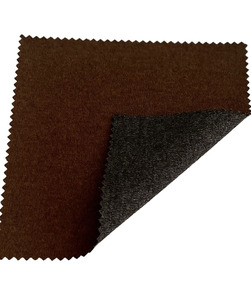 Wholesale Fabric Supplier Double Face <strong>Brown</strong> <strong>Wool</strong>/Polyester Cotton Knitting Plain Fabric for Clothing ZY083-2 - Product Image 4