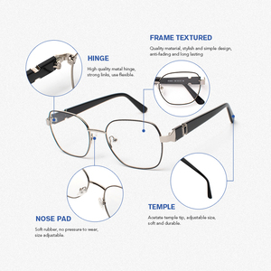 Hợp Đồng sản xuất chất lượng cao chống ánh sáng màu xanh Kính đọc sách Kính mắt khung sang trọng - Product Image 5
