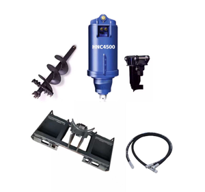 ミニ油圧ショベル・スキッドステアローダー用アタッチメント アースオーガーモーター＆オーガードリル 2500NM 3500NM 4500NM - Product Image 1