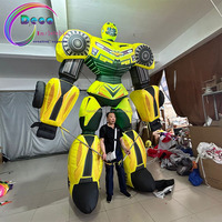 Costume de robot gonflable personnalisé pour événements et festivals, costume de robot gonflable ambulant