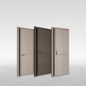 Puerta de Baño Interior de Madera Sólida con Diseño Moderno Personalizado ZS, Acabado Impermeable y Malla de Nailon - Product Image 3