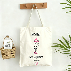 <span class=keywords><strong>Bolsa</strong></span> <span class=keywords><strong>de</strong></span> Compras <span class=keywords><strong>de</strong></span> Lona <span class=keywords><strong>de</strong></span> Algodón <span class=keywords><strong>Beige</strong></span> <span class=keywords><strong>de</strong></span> Gran Tamaño, Tejido Liso, con Impresión <span class=keywords><strong>de</strong></span> Logotipo Personalizado - Product Image 2