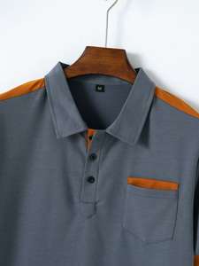 Camiseta <span class=keywords><strong>Polo</strong></span> para Hombre 2026, Manga Corta, Algodón/Poliéster, Colores Surtidos, Transpirable, Diseño Tejido con Patrón 3D - Product Image 6