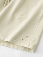 Shorts Homme Personnalisables avec Logo, 100% Coton, Style Urbain, Taille Élastique Mi-Haute, Tissé, Infroissable, Respirant, Écologique, Séchage Rapide