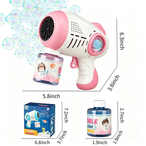 Children Outdoor Bubble Gun Toys Automatic Dinosaur Space Bubble Gun Toys Summer Social Outing Bubble Gun - Product Image 1