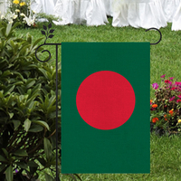Bandera de Bangladesh Material de lino de alta calidad para exteriores 12*18 pulgadas Más estilos para elegir