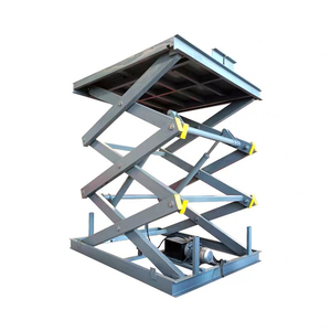 Plataforma Elevadora de Tijera Hidráulica Eléctrica de Acero con Certificación CE, Plataforma de Elevación Estacionaria para Trabajos de Construcción en Altura - Product Image 4