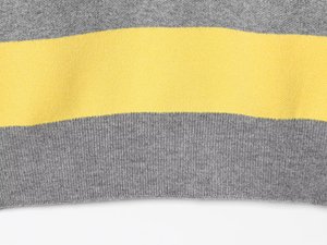 SHENZHU Ropa de <span class=keywords><strong>Mujer</strong></span>, Otoño 25, Nuevo Suéter de Punto a Rayas con Cuello Polo, Manga Larga, Simple y Versátil, 5536162 5536108 - Product Image 5