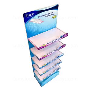 Expositor de Pie Promocional, Estante Metálico con Estantes de PVC para Exhibición de Toallas Sanitarias, Punto de Venta al por Menor, Diseño Gratuito - Product Image 4