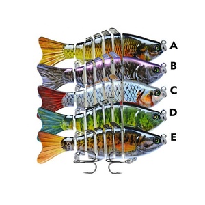 Appât bionique réaliste pour la pêche, <span class=keywords><strong>leurre</strong></span> pour attraper des poissons, <span class=keywords><strong>articulé</strong></span>, avec Wobbler, bionique, à 7 segments, 10cm, 15.5g - Product Image 5