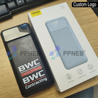 Batterie externe OEM à charge rapide, chargeur portable, banques d'alimentation, station d'alimentation 10000 mAh, batterie externe 20000 mAh avec câble pour téléphone