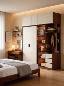 Armoire autoportante avec portes coulissantes et rangement intégral pour les chambres <span class=keywords><strong>sans</strong></span> placards intégrés - Product Image 5