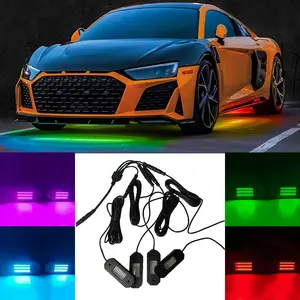 LED Felslicht 4/8/16 Schenkel Wählen Sie RGB Traumfarbe aus Gelände-UTV RZR SXS ATV gebrauchte Auto-Dekorationsteile
