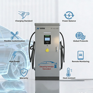 Estación <span class=keywords><strong>de</strong></span> Carga Rápida Pública para Vehículos Eléctricos <span class=keywords><strong>de</strong></span> 60kW 80kW 120kW 160kW, Tipo <span class=keywords><strong>de</strong></span> Suelo, para Puntos <span class=keywords><strong>de</strong></span> Carga <span class=keywords><strong>de</strong></span> Vehículos Eléctricos - Product Image 3