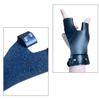 Ensemble de protège-bras d'entraînement léger en cuir souple pour arc classique, avec protège-avant-bras réglable et boucle de tirage pour doigts, accessoires pour corde d'arc