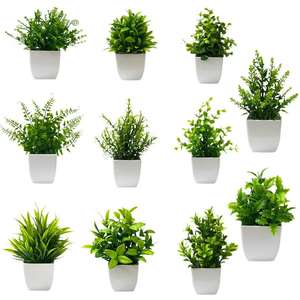 Plantes artificielles <span class=keywords><strong>en</strong></span> <span class=keywords><strong>pot</strong></span> pour la décoration de la maison et du bureau, utilisation sur la table à manger, plantes vertes, <span class=keywords><strong>lavande</strong></span>, romarin - Product Image 1