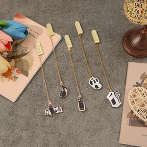 Marcadores de Metal Creativos con Diseño de Dibujos Animados, Elegantes y Exquisitos, Adecuados para Regalos de Oficina y Escolares - Product Image 1