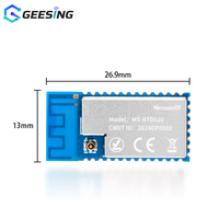 Módulo Industrial de Doble Modo Geesing 5.0 con Transmisión Transparente UART SPP+BLE en Comandos MS-BTD020C