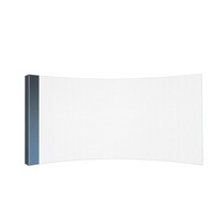 2025 Ultra-mince Transparent Flexible Doux Auto-Adhésif Film Fenêtre Led Affichage P4 P10 Cristal Led Film Verre Led Écran