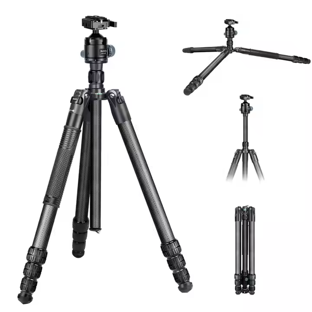 Professional Carbon Fiber Tripod for DSLR/Mirrorless Camera - Ultra Lightweight Travel Tripod