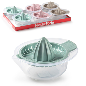 Set di Spremiagrumi PlasticForte 6 Pezzi Colori Assortiti Utensile da Cucina Durevole e Riutilizzabile - Product Image 1