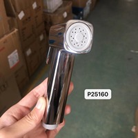Momeli robinets de Bidet économie d'eau, accessoires de salle de bains, casse-tête Abs pour les douches à main en laiton eau chaude et froide chromée avec déviateur