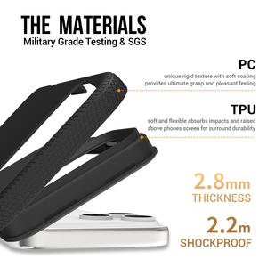 Custodia per Cellulare Antiurto in PC Rigido e TPU Morbido per <span class=keywords><strong>iPhone</strong></span> <span class=keywords><strong>13</strong></span> 14 15 16 17 Pro Max - Product Image 2