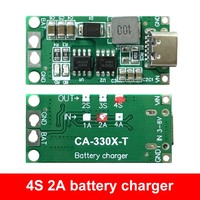 Cargador de Baterías de Litio LiPo y Li-Ion Multicelda 2S 3S 4S Tipo-C a 8.4V 12.6V 16.8V con Función Step-Up Boost para Baterías de Litio 14.8V 11.1V 7.4V 18650
