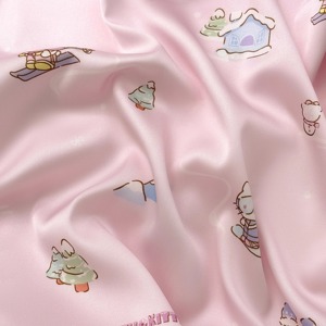 Pijamas personnalisés ensemble de pyjamas 2 pièces à lanières en satin de soie de bambou pour femmes ensemble de vêtements de nuit pour femmes - Product Image 4