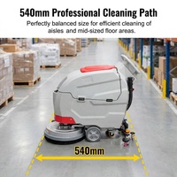 Autolaveuse autoportée 24V 100Ah à batterie 2200 ㎡ Efficacité pour les grands centres commerciaux, supermarchés, centres d'achats